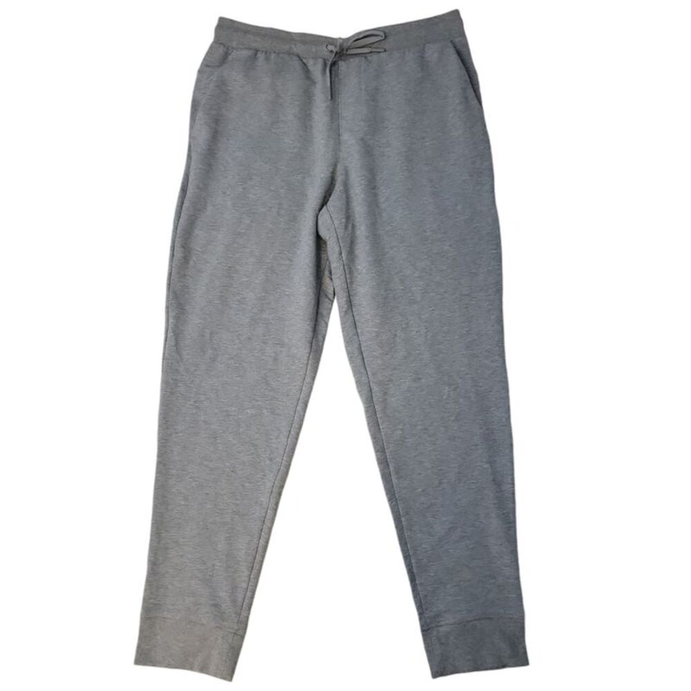 Medium Grey Heather - Member's Mark Men's Relaxed Fit Drawcord Pockets Active Jo